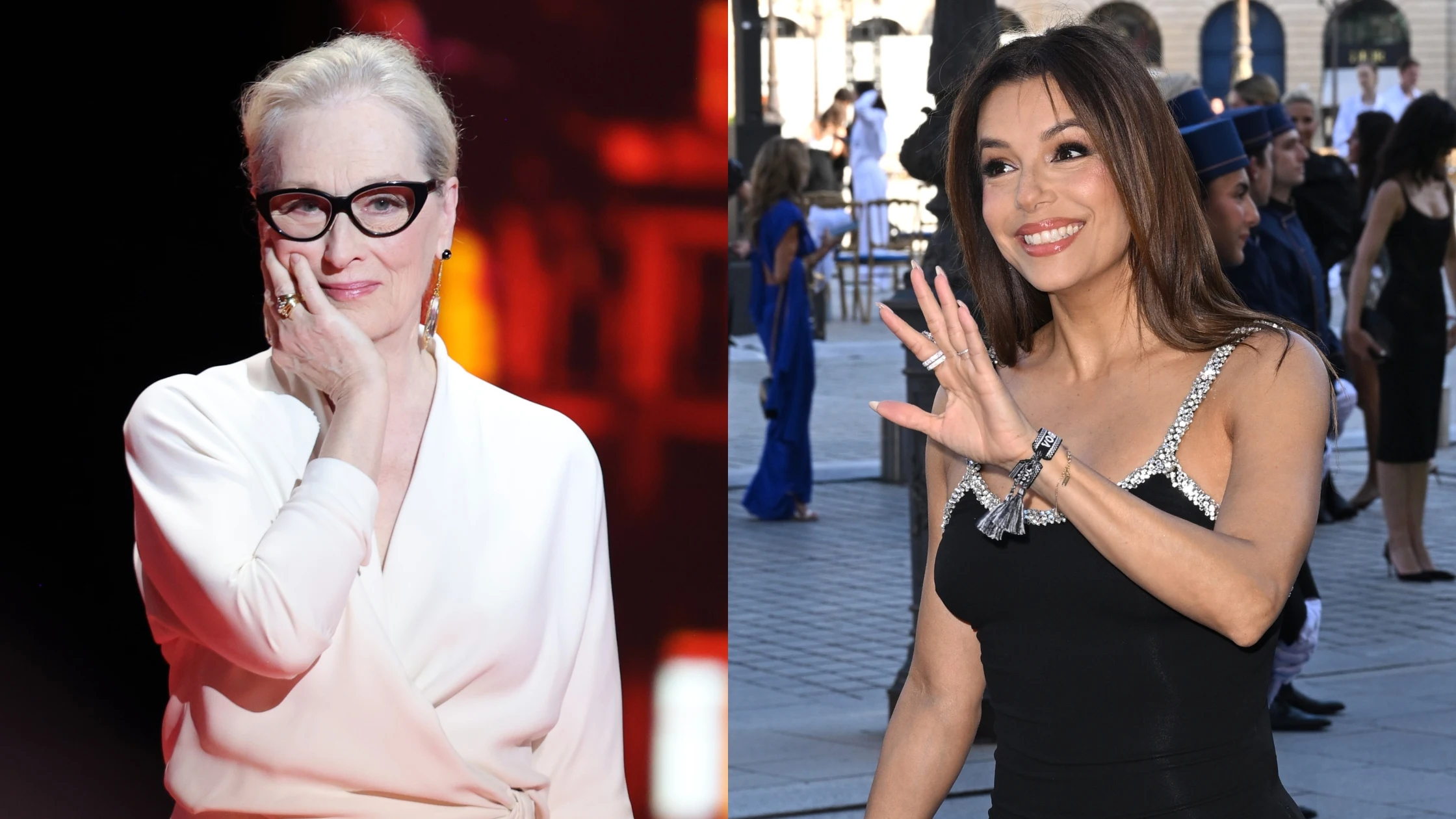 Meryl Streep y Eva Longoria Meryl Streep y Eva Longoria