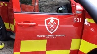 Cami&oacute;n del Consorcio Provincial de Bomberos de M&aacute;laga