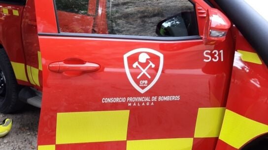 Cami&oacute;n del Consorcio Provincial de Bomberos de M&aacute;laga