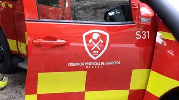 Camión del Consorcio Provincial de Bomberos de Málaga