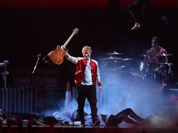 Imagen de archivo del Ed Sheeran durante un concierto