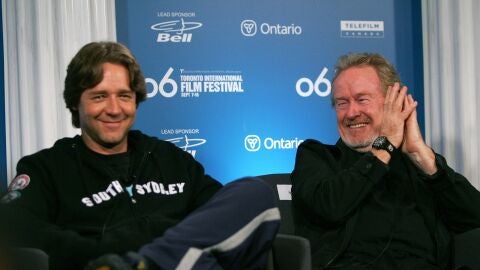Russell Crowe y Ridley Scott