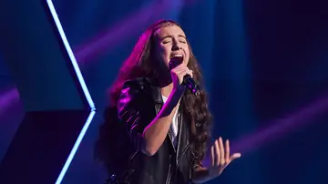 Paula vence los nervios al cantar por Leona Lewis en la Semifinal de La Voz Kids 