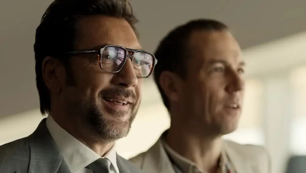 Javier Bardem en el tráiler de F1 Javier Bardem en el tráiler de F1