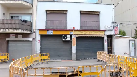 Boquete en la calzada en Terrassa Boquete en la calzada en Terrassa