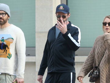 Ryan Reynolds, Hugh Jackman y Blake Lively