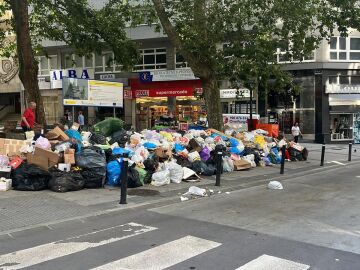 Imagen de los restos de basura
