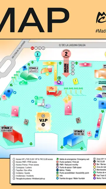 Mapa Mad Cool Mapa Mad Cool