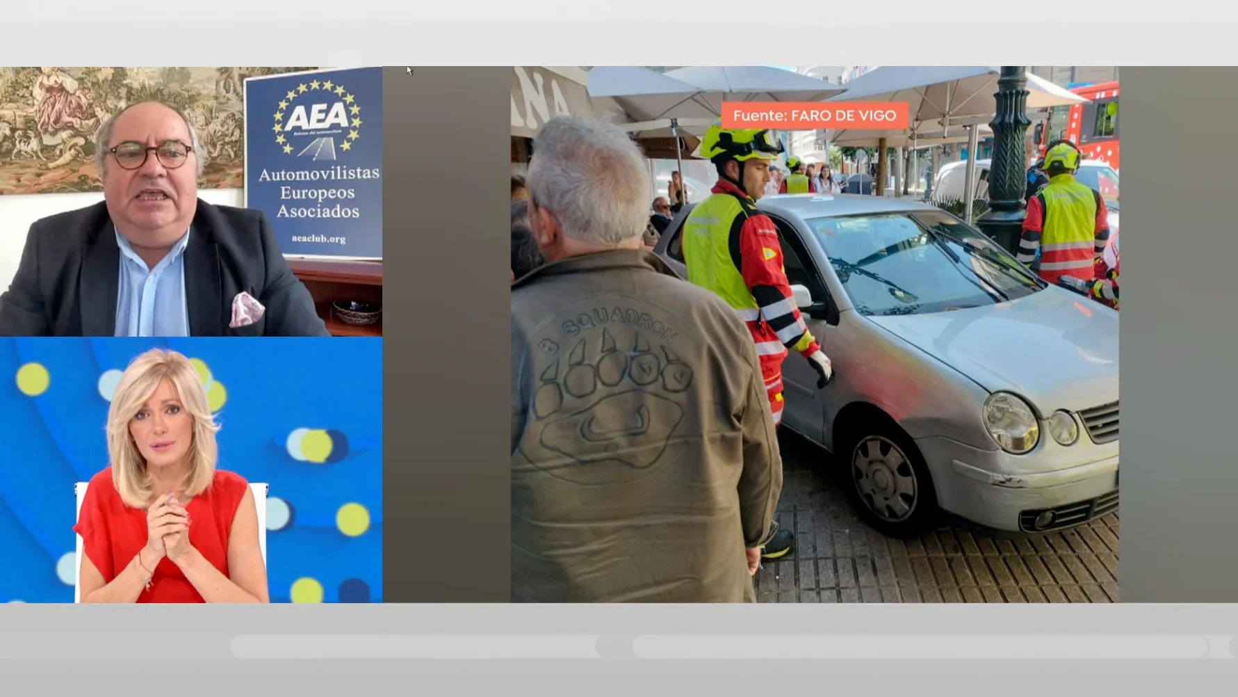 Un anciano atropella a 4 personas.