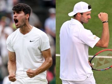 Carlos Alcaraz y Tommy Paul, rivales en los cuartos de final de Wimbledon 2024
