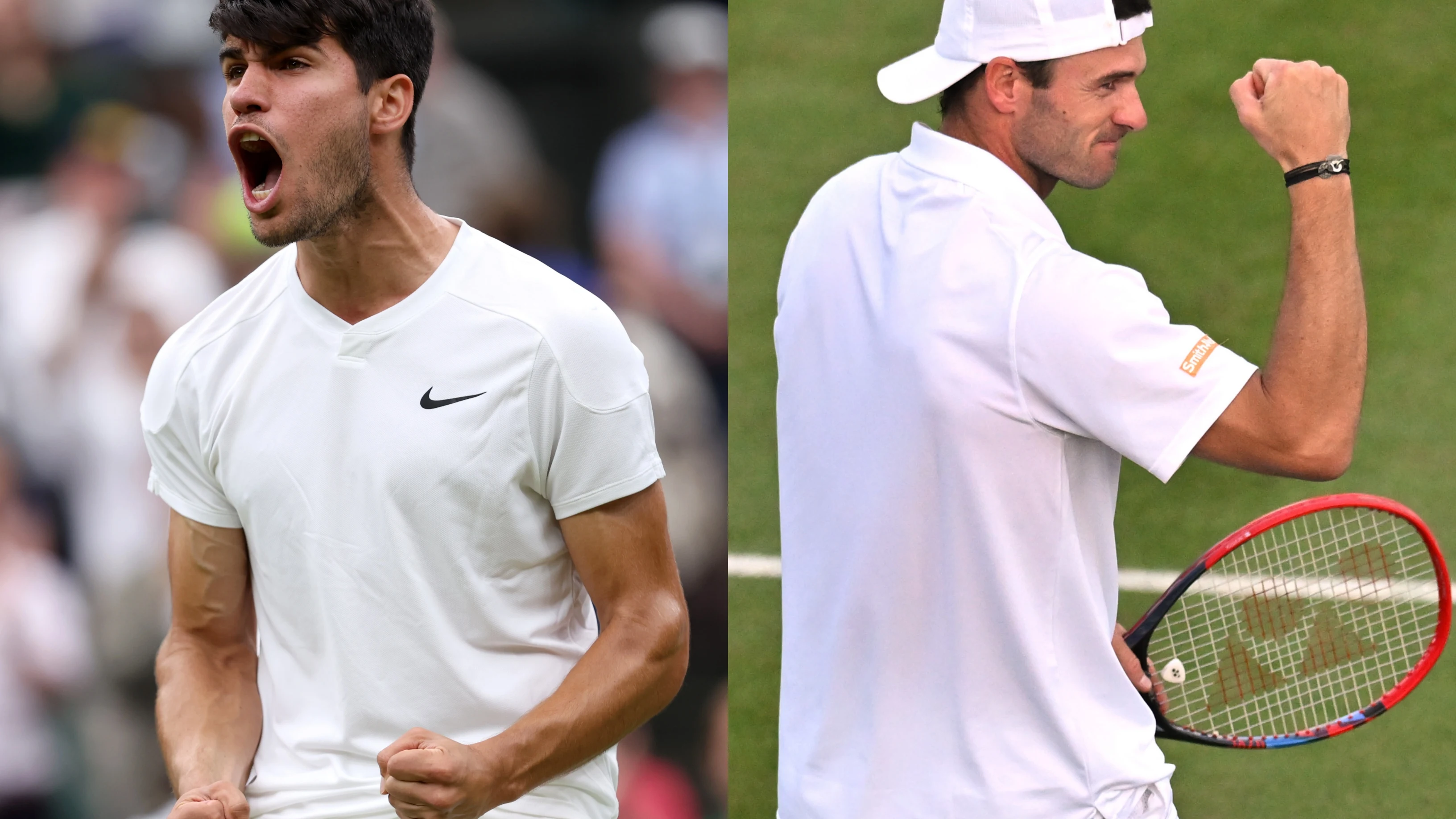 Carlos Alcaraz y Tommy Paul, rivales en los cuartos de final de Wimbledon 2024