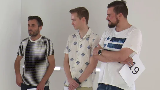 Exclusiva: las imágenes de Manu presentándose al casting presencial de Pasapalabra Exclusiva: las imágenes de Manu presentándose al casting presencial de Pasapalabra