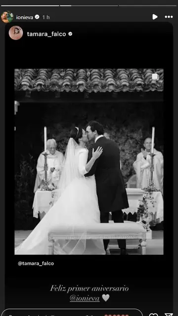 Íñigo Onieva comparte la felicitación de Tamara Falcó Íñigo Onieva comparte la felicitación de Tamara Falcó