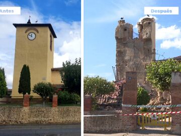 Antes y después de la torre