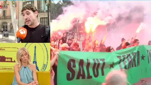 Susanna Griso vs. activista anti turismo Susanna Griso vs. activista anti turismo