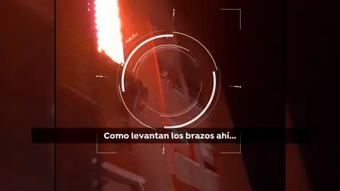 Imagen del pavoroso incendio Imagen del pavoroso incendio