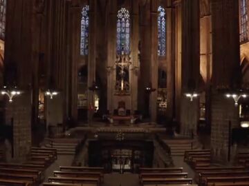 El conjunto de vidrieras de la Catedral de Barcelona han sido reparados