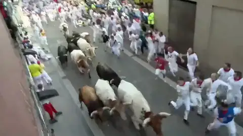 VÍDEO | Así ha sido el cuarto encierro de San Fermín 2024 VÍDEO | Así ha sido el cuarto encierro de San Fermín 2024