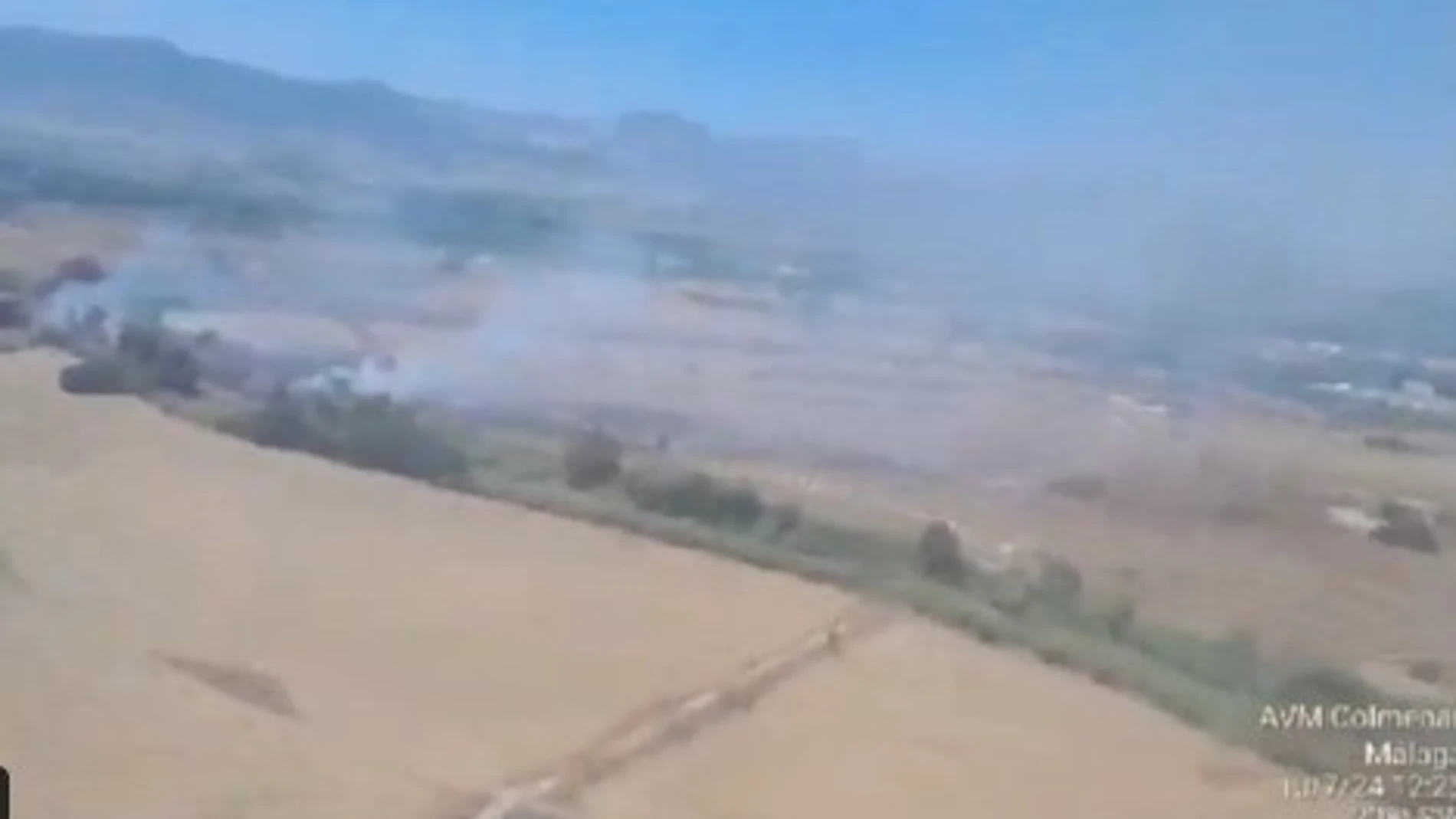 Incendio forestal en Málaga Incendio forestal en Málaga