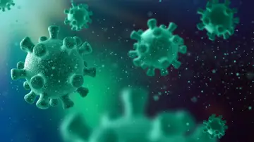 Virus, imagen de archivo