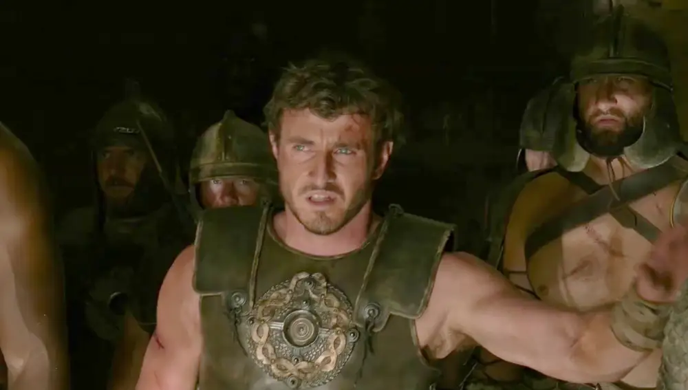 Paul Mescal como Lucius en Gladiator 2 Paul Mescal como Lucius en Gladiator 2