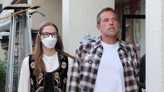 Ben Affleck y su hija Violet