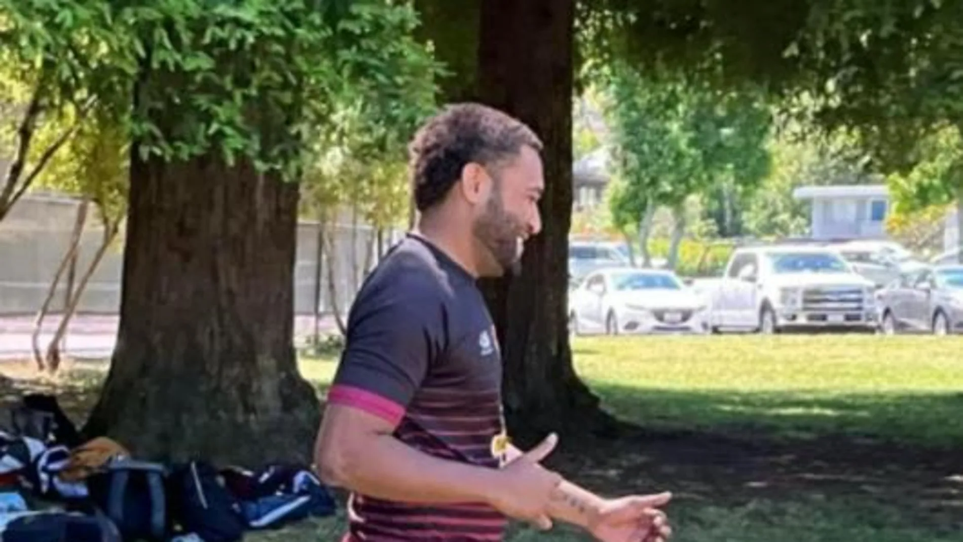 El jugador de rugby, Nasoni 'Toni' Tuitoga El jugador de rugby, Nasoni 'Toni' Tuitoga