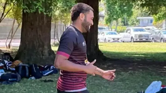 El jugador de rugby, Nasoni 'Toni' Tuitoga El jugador de rugby, Nasoni 'Toni' Tuitoga