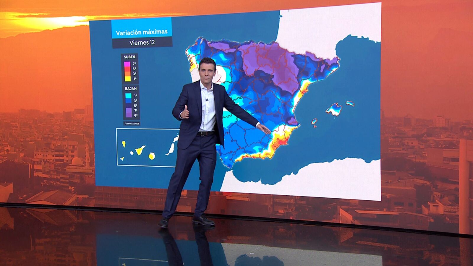 Regresa el sol al norte en un viernes de extremos de temperatura: César Gonzalo avanza la previsión del fin de semana