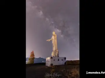 La vía láctea desde la cumbre de Gran Canaria La vía láctea desde la cumbre de Gran Canaria