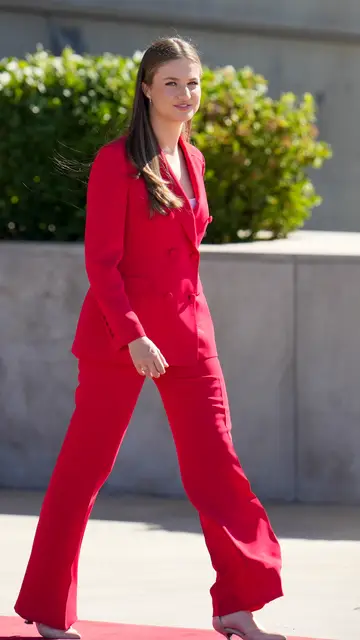 La princesa Leonor en el aeropuerto de Madrid La princesa Leonor en el aeropuerto de Madrid