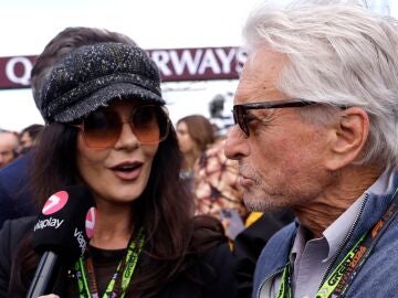  Catherine Zeta-Jones y Michael Douglas