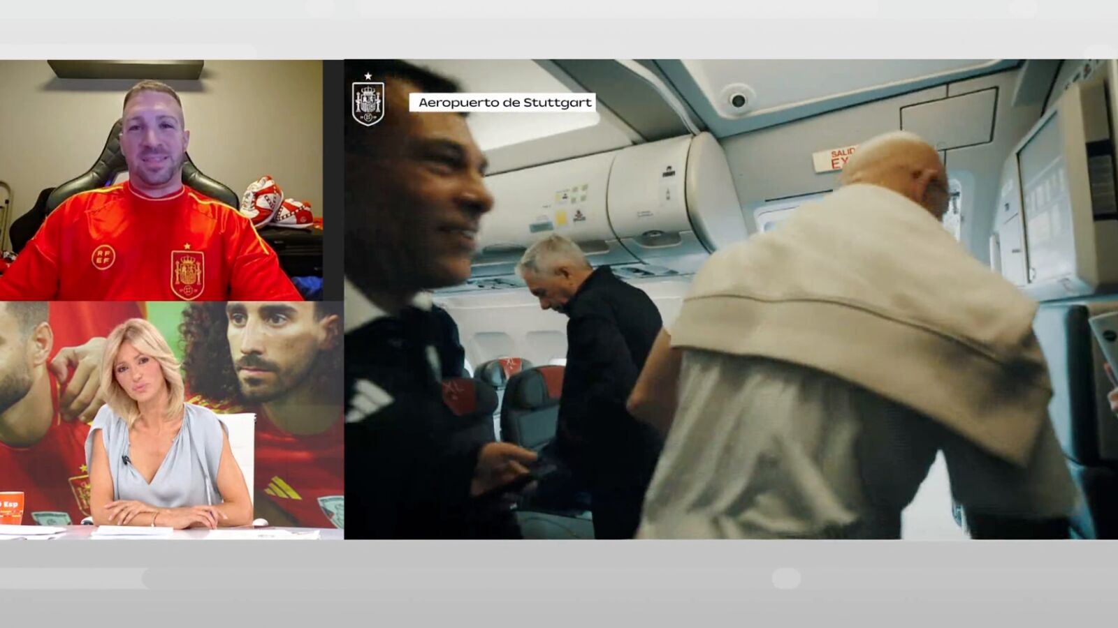 Españoles rumbo a Alemania para animar a La Roja: 