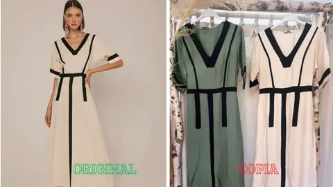 Los vestidos de la firma sevillana y la copia Los vestidos de la firma sevillana y la copia