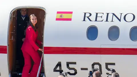 La princesa Leonor en su primer viaje internacional La princesa Leonor en su primer viaje internacional