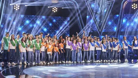 Los talents de La Voz Kids 2024 se reencuentran en el escenario para cantar ‘My voice’ Los talents de La Voz Kids 2024 se reencuentran en el escenario para cantar ‘My voice’