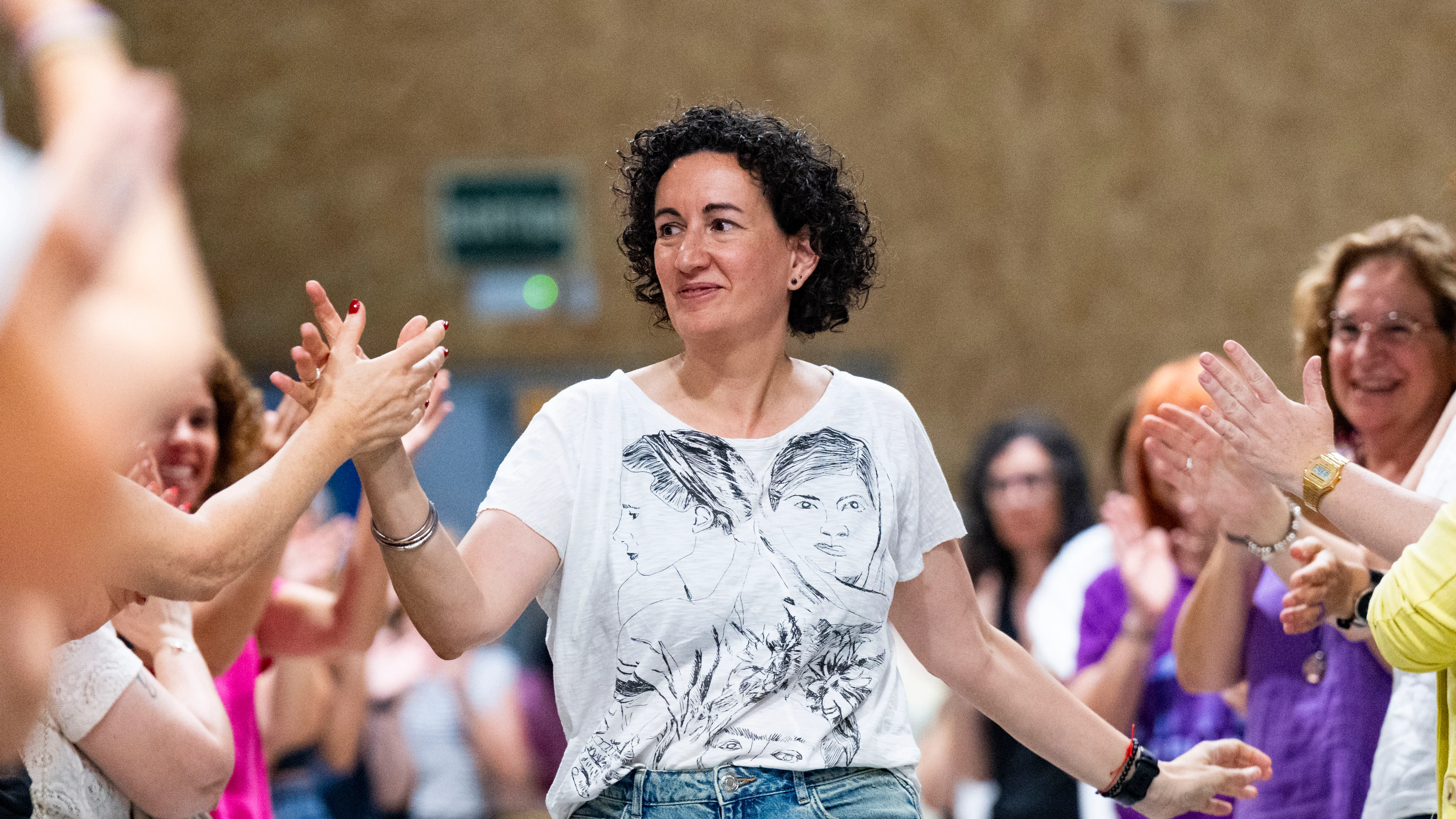 Marta Rovira a su llegada a la Asamblea Nacional de Mujeres de ERC en Barcelona Marta Rovira a su llegada a la Asamblea Nacional de Mujeres de ERC en Barcelona