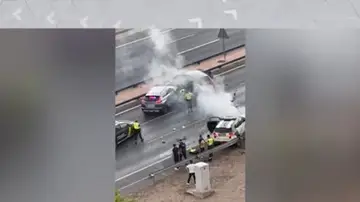 Embiste coche guardia civil