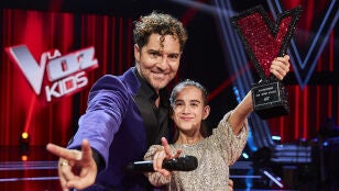 Alira Moya gana La Voz Kids 2024 en el equipo de David Bisbal