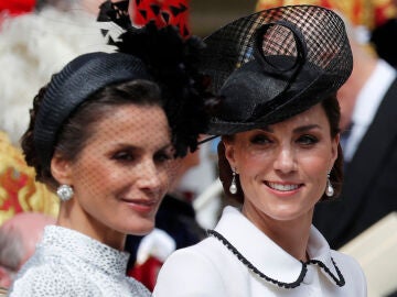 La reina Letizia y Kate Middleton