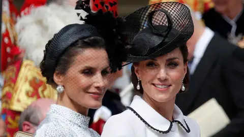 La reina Letizia y Kate Middleton