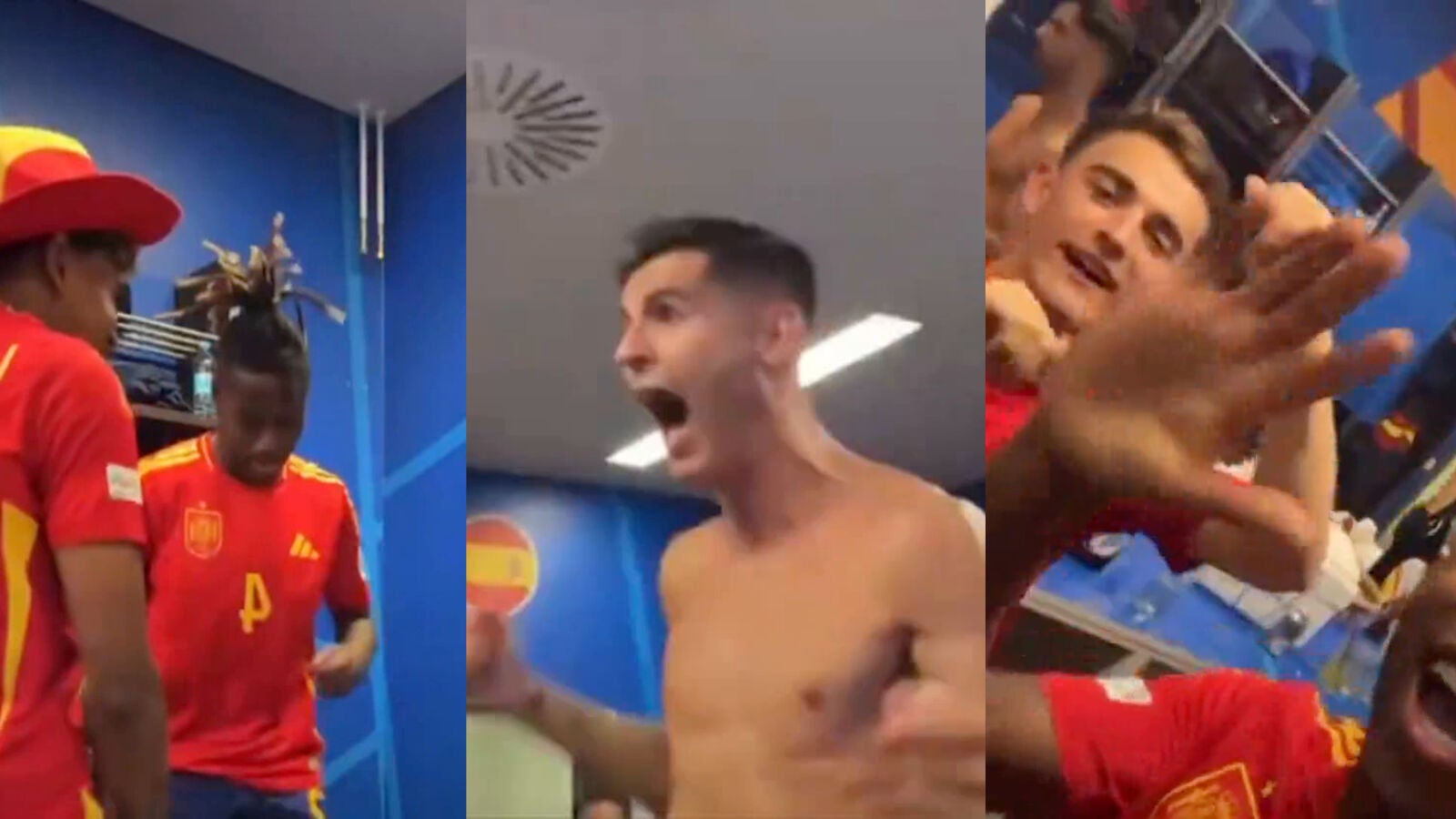 Así fue la fiesta de España tras ganar la Eurocopa: de la locura de Morata al baile de Lamine Yamal y Nico Williams