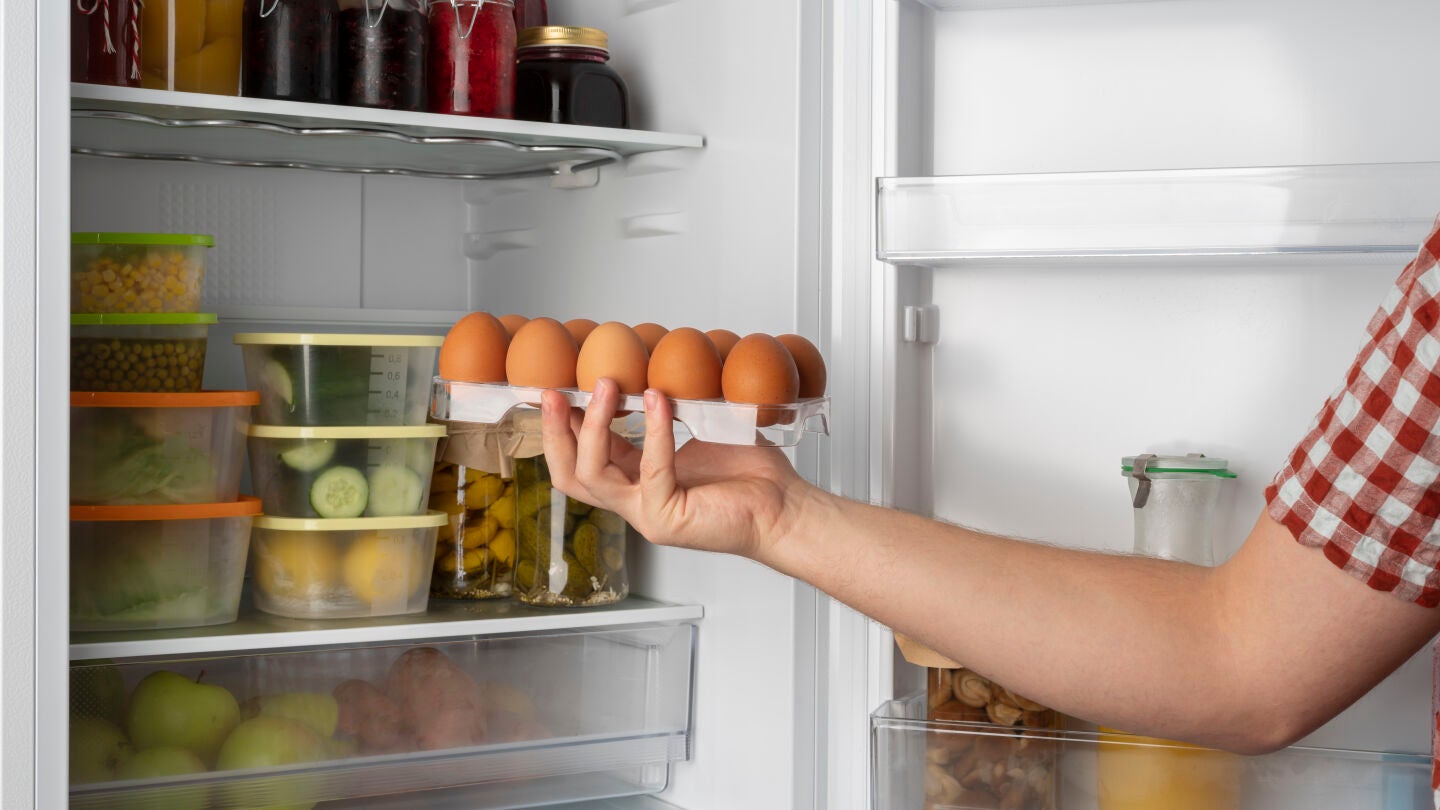 Alimentos en una nevera