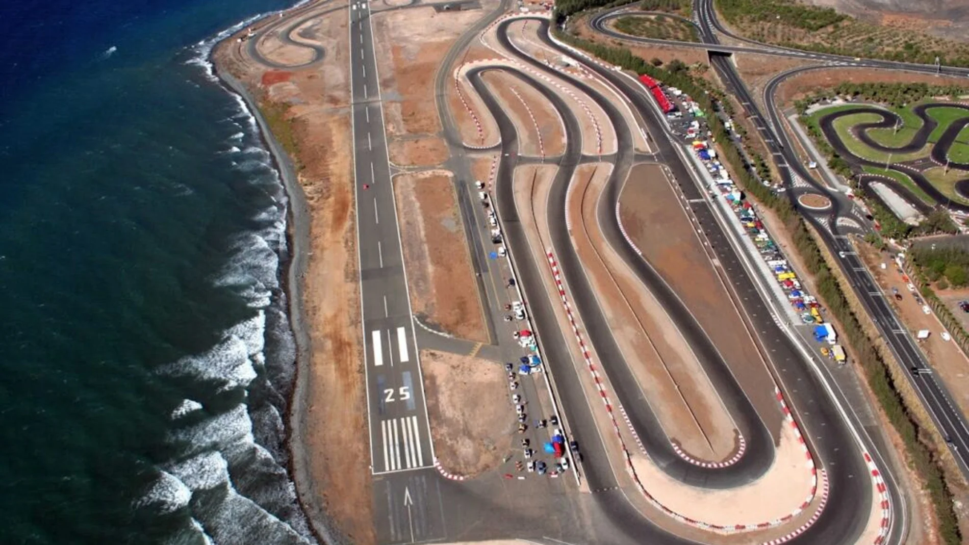 Imagen aérea del circuito de Maspalomas Imagen aérea del circuito de Maspalomas