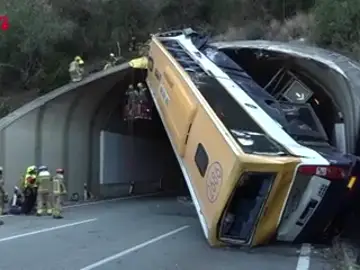 Autobús accidentado