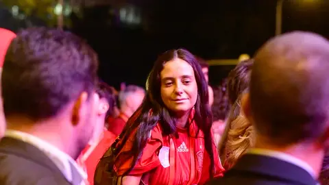 Victoria Federica en la celebración de la Eurocopa Victoria Federica en la celebración de la Eurocopa