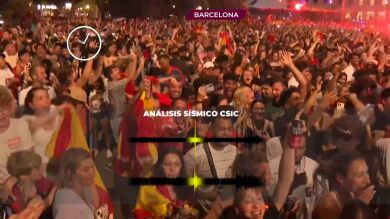 La final de la Eurocopa hizo temblar el suelo de España: 