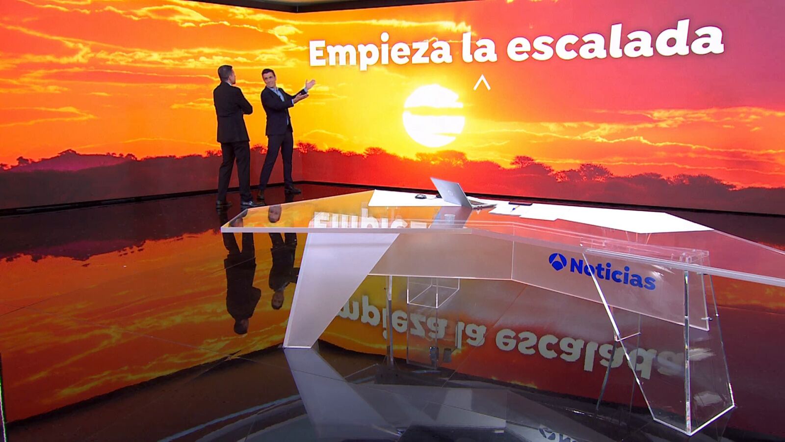 César Gonzalo avisa del calor: 