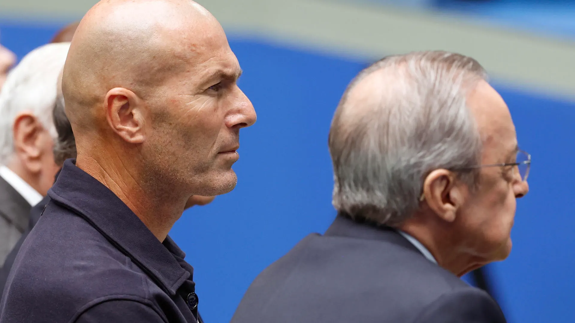 Zidane y Florentino Pérez en la presentación de Mbappé Zidane y Florentino Pérez en la presentación de Mbappé
