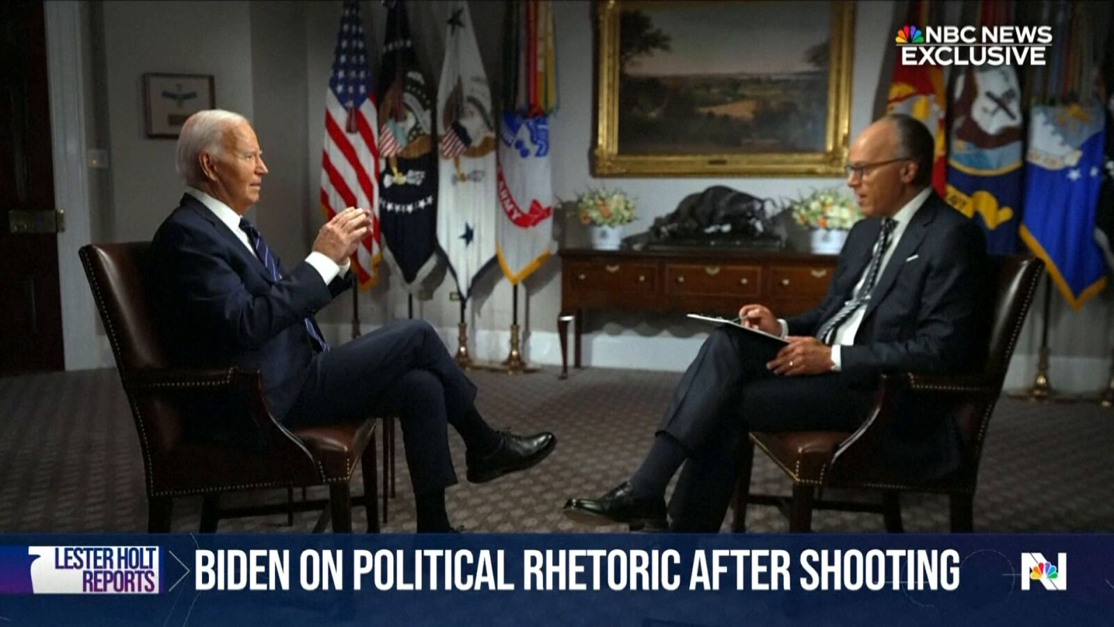 Biden reconoce su error al decir que había que poner a Trump 